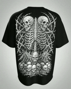 VRT-001 - Virtui Sanctum Mortem Oversize Tshirt