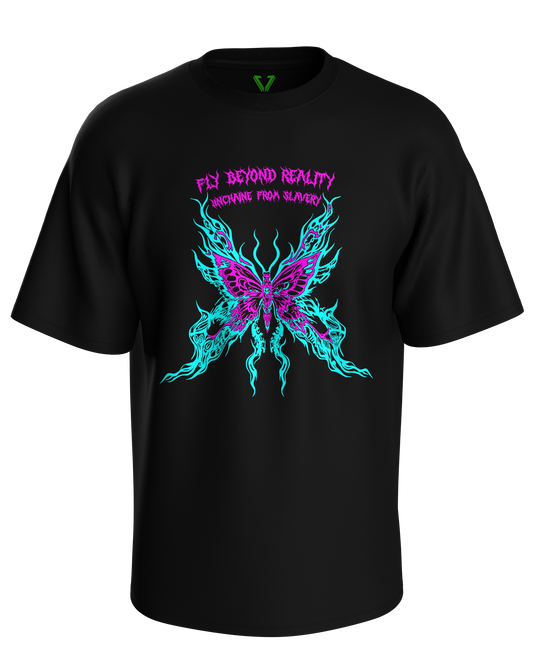 VRT-001 - Fly Beyond Reality Oversize Tshirt