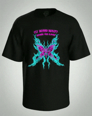 VRT-001 - Fly Beyond Reality Oversize Tshirt